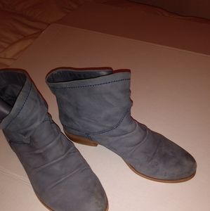 Fergi light blue boots
